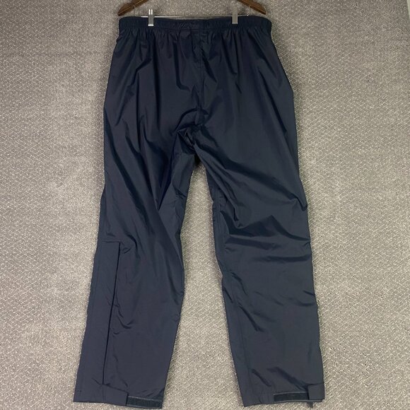 LL Bean TEK Nylon Rain Pants Men's Large Waterproof Black OAH33 - Picture 9 of 16